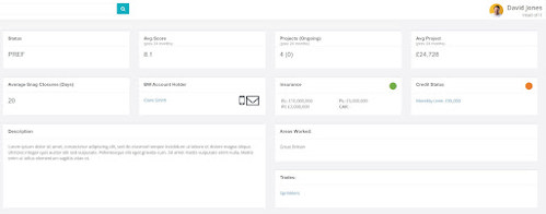 Subby DB Subcontractor User Interface